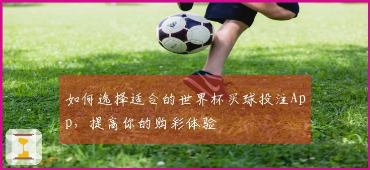 如何选择适合的世界杯买球投注App，提高你的购彩体验