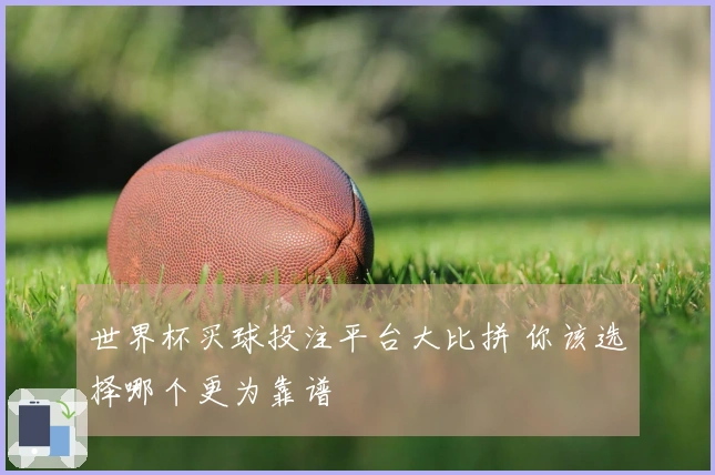 世界杯买球投注平台大比拼 你该选择哪个更为靠谱